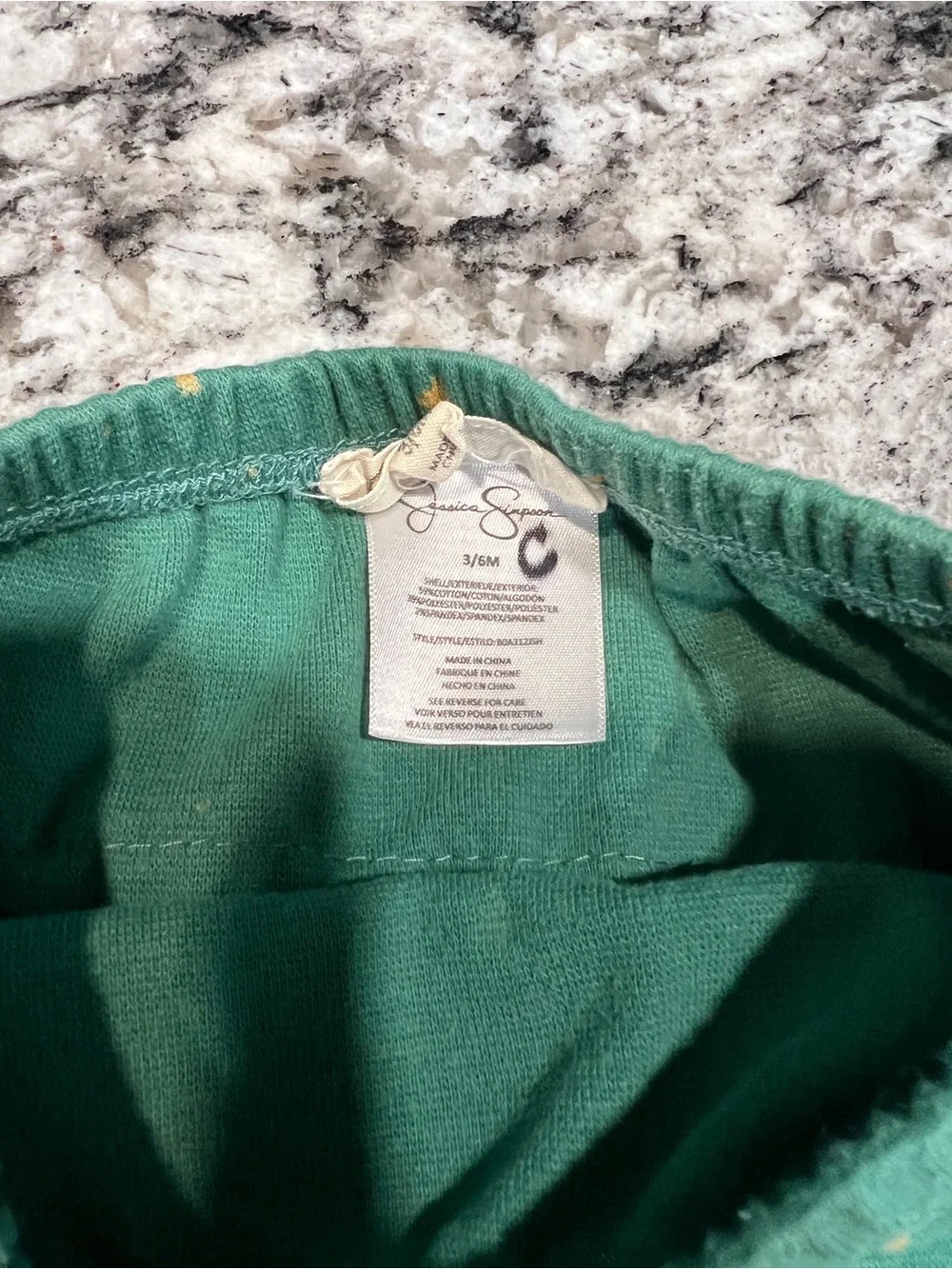 Jessica Simpson Baby Girls Leggings Bundle 3–6M Gold Star Print Pants Set